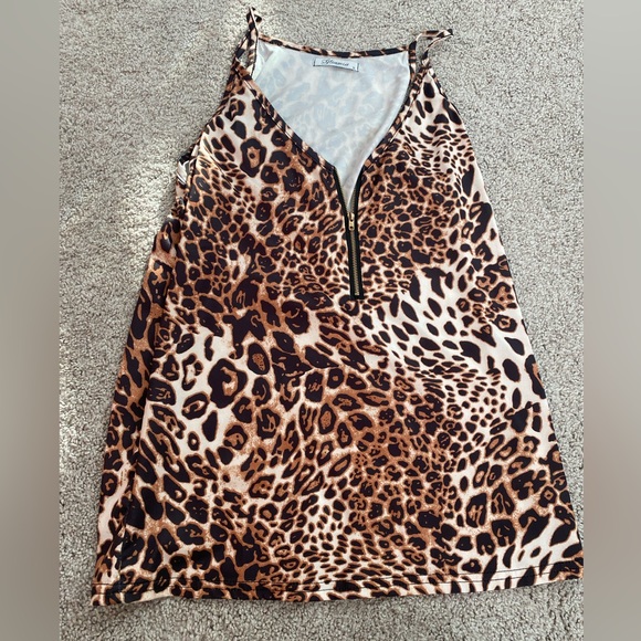 Leopard Tank Top Small - Picture 1 of 7